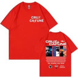 Rapper Cruz Cafune Album Merch T-shirt Harajuku Hip Hop Clothing Short Sleeve T Shirts Men Women Casual Fashion Cotton T-shirts