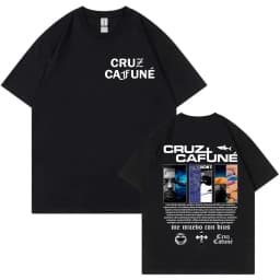 Rapper Cruz Cafune Album Merch T-shirt Harajuku Hip Hop Clothing Short Sleeve T Shirts Men Women Casual Fashion Cotton T-shirts