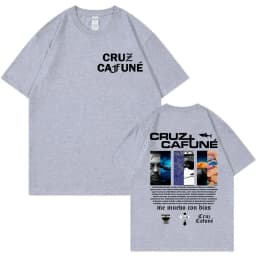 Rapper Cruz Cafune Album Merch T-shirt Harajuku Hip Hop Clothing Short Sleeve T Shirts Men Women Casual Fashion Cotton T-shirts
