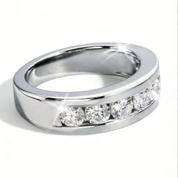 A Simple and Stylish 925 Sterling Silver Ring with a 2.1-Carat Moissanite, Perfect as a Gift for Women.