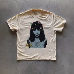 Summer Vintage Unisex Bjork T-Shirt American Hip Hop Rock Street Short Sleeve Men Women Retro High Quality Fashion Top