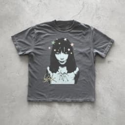 Summer Vintage Unisex Bjork T-Shirt American Hip Hop Rock Street Short Sleeve Men Women Retro High Quality Fashion Top