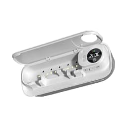 UV Toothbrush Sanitizer with 20-Min Quick Dry Dual Mount Rechargeable Toothbrush Cleaner Holder for Bathroom Family Use