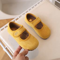 Children's leather shoes 2026 spring autumn new Korean girls' frosted soft soled princess shoes Super Soft Comfortable Sandal