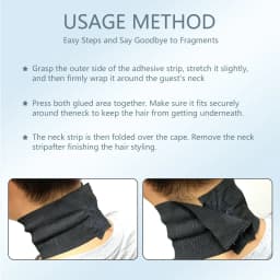 5 Roll/Pack Professional Haircut Necks Disposable Hairdressing Collar Haircut Cape Covering Neck Paper Roll Cutting Salon Tools