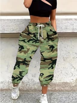 Men's and Women's Casual Camouflage Jogging Pants, Breathable Fabric Pants, Outdoor Sports Pants, Autumn New 3D Printed Pants