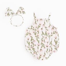 Sanlutoz Cute Summer Floral Baby Girls Onesies Lovely Infants   Holiday Bodysuits Clothing