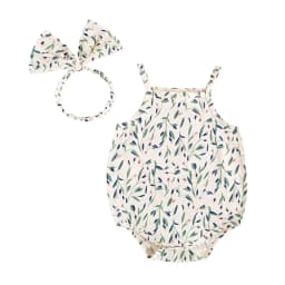 Sanlutoz Cute Summer Floral Baby Girls Onesies Lovely Infants   Holiday Bodysuits Clothing