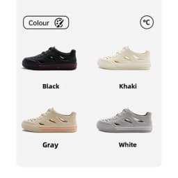 Men's Summer Outdoor Slip-On Shoes Anti-Slip Deodorant Breathable Sandals Driving Sports Beach Slippers Comfortable Casual Clogs