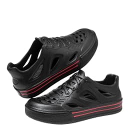 Men's Summer Outdoor Slip-On Shoes Anti-Slip Deodorant Breathable Sandals Driving Sports Beach Slippers Comfortable Casual Clogs