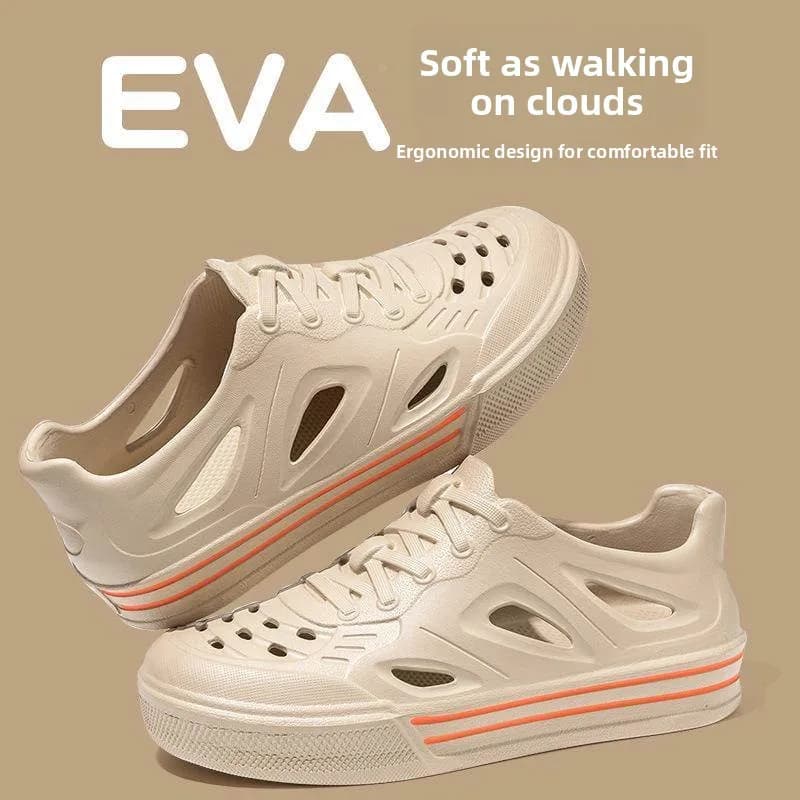 Men's Summer Outdoor Slip-On Shoes Anti-Slip Deodorant Breathable Sandals Driving Sports Beach Slippers Comfortable Casual Clogs
