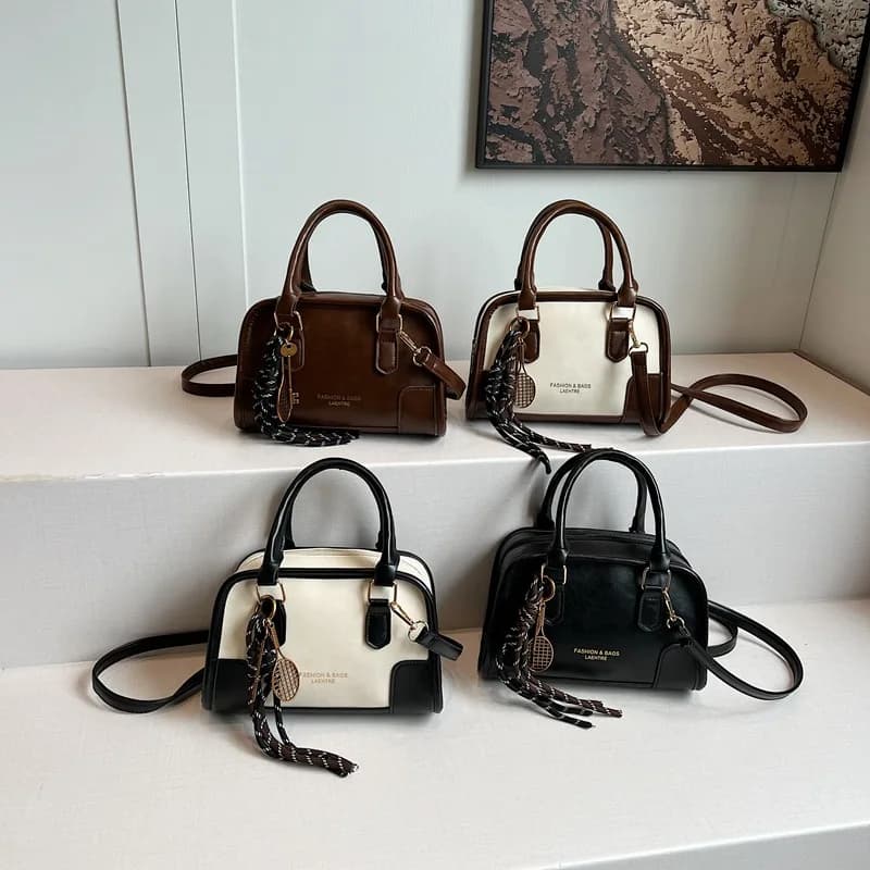 2026 Summer Vintage Small Bag for Women New Fashion Single Shoulder Messenger Bag Women's Handheld Commuter Pillow Bag