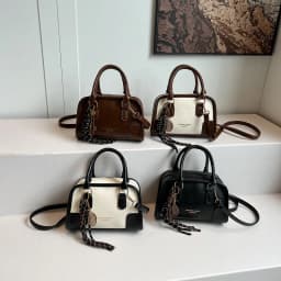 2026 Summer Vintage Small Bag for Women New Fashion Single Shoulder Messenger Bag Women's Handheld Commuter Pillow Bag