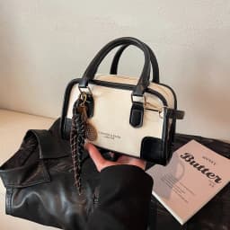 2026 Summer Vintage Small Bag for Women New Fashion Single Shoulder Messenger Bag Women's Handheld Commuter Pillow Bag
