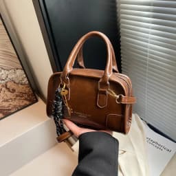2026 Summer Vintage Small Bag for Women New Fashion Single Shoulder Messenger Bag Women's Handheld Commuter Pillow Bag