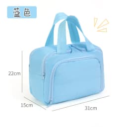 Large Travel Makeup Bag 180° Wide Opening Toiletry Organizer Water-Resistant Padded Cosmetic Case With Handle For Full-Size Bott
