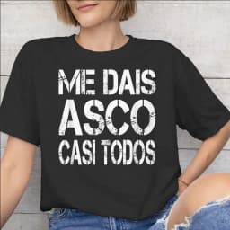Mens Womens Me Dais Asco Casi Todos Shirt Pure Cotton New Arrival T-Shirt Top Clothing