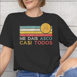 Mens Womens Me Dais Asco Casi Todos Shirt Pure Cotton New Arrival T-Shirt Top Clothing