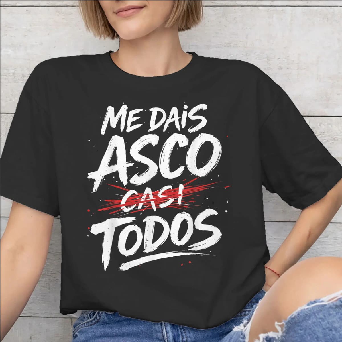 Mens Womens Me Dais Asco Casi Todos Shirt Pure Cotton New Arrival T-Shirt Top Clothing