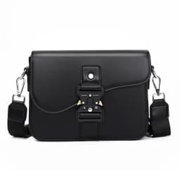 High-End Men's Stylish Crossbody Bag PU Leather Sling Bag Minimalist Business Shoulder Bag Perfect for Daily Commute Travel