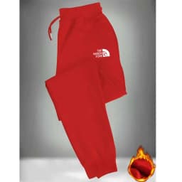 THF NAROH FOHE Printed Men's Casual Jogging Pants, with a Double Design of Drawstring and Rolled-Up Edges, in a Loose Style