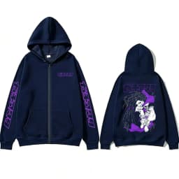 Anime Gachiakuta Riyo Merch Zipper Hoodie Men Women Manga Y2k Oversized Zip Up Jacket Unisex Cosplay Harajuku Zip Up Sweatshirt