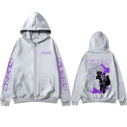 Anime Gachiakuta Riyo Merch Zipper Hoodie Men Women Manga Y2k Oversized Zip Up Jacket Unisex Cosplay Harajuku Zip Up Sweatshirt