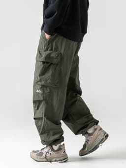 Men's Spring and Autumn New Waterproof Hip Hop Mountaineering Pants Casual Harajuku Work Pants Black Cargo Outwear Pants