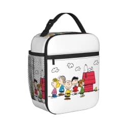 S-Dog-Snoopies Cartoon Thermal Insulated Lunch Bag for Office Cartoon Portable Food Bag Container Cooler Thermal Lunch Boxes