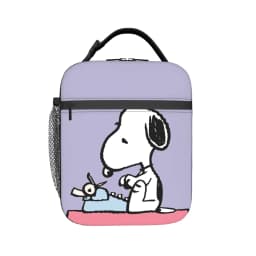 S-Dog-Snoopies Cartoon Thermal Insulated Lunch Bag for Office Cartoon Portable Food Bag Container Cooler Thermal Lunch Boxes