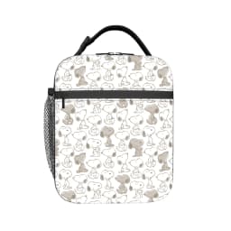 S-Dog-Snoopies Cartoon Thermal Insulated Lunch Bag for Office Cartoon Portable Food Bag Container Cooler Thermal Lunch Boxes