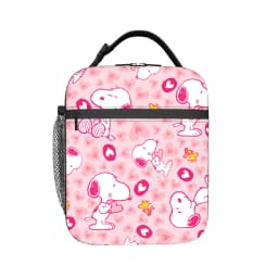 S-Dog-Snoopies Cartoon Thermal Insulated Lunch Bag for Office Cartoon Portable Food Bag Container Cooler Thermal Lunch Boxes