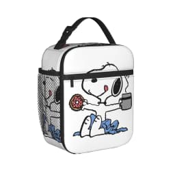 S-Dog-Snoopies Cartoon Thermal Insulated Lunch Bag for Office Cartoon Portable Food Bag Container Cooler Thermal Lunch Boxes