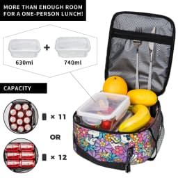 S-Dog-Snoopies Cartoon Thermal Insulated Lunch Bag for Office Cartoon Portable Food Bag Container Cooler Thermal Lunch Boxes