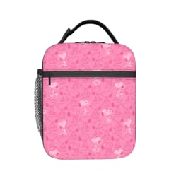 S-Dog-Snoopies Cartoon Thermal Insulated Lunch Bag for Office Cartoon Portable Food Bag Container Cooler Thermal Lunch Boxes