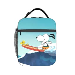 S-Dog-Snoopies Cartoon Thermal Insulated Lunch Bag for Office Cartoon Portable Food Bag Container Cooler Thermal Lunch Boxes