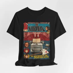 The Shining Movie T-Shirt: Vintage Horror Graphic Tee Summer Men's and Women's Loose and Breathable T-shirt Top