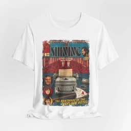 The Shining Movie T-Shirt: Vintage Horror Graphic Tee Summer Men's and Women's Loose and Breathable T-shirt Top