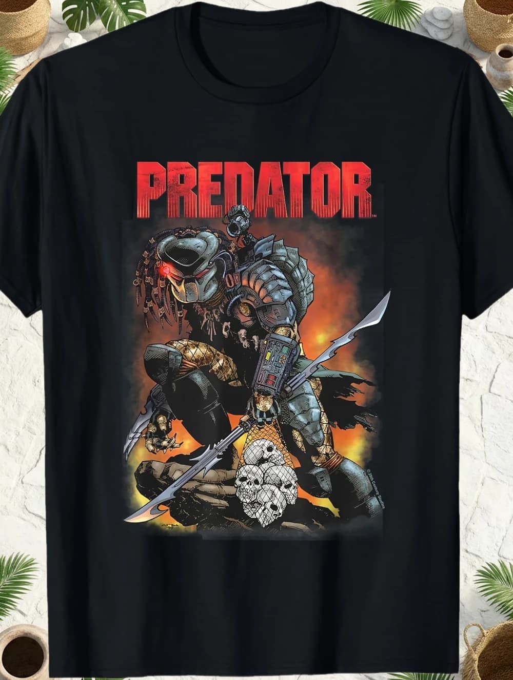 2026 Fashionable Predator Ready to Hunt Iconic Retro Poster V2 T-shirt Casual All-Season Crew Neck T-shirt vintage t shirt