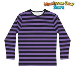 Kids Striped T-Shirt Boys Girls Long Sleeve Tops Children Summer Casual Tee Halloween Daily Wear Comfortable Children's Clothing