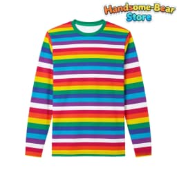 Kids Striped T-Shirt Boys Girls Long Sleeve Tops Children Summer Casual Tee Halloween Daily Wear Comfortable Children's Clothing