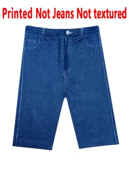 1304 [Printed Leggings - Not Faux Denim Fabric]Printed Leggings Without Texture, Denim Fabric, Women'S Shorts Capri Pants,