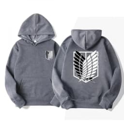 Japan Anime Attack on Titan Men Hoodies Spring Autumn Hip Hop Casual Pullover Top Hoodie Fashion Sweatshirts Jogging Sportswear