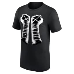 Cm Punk Lightning Fist Graphic T Shirt 2026 Summer Men 100 Cotton Black Oversized Wrestling Vintage Streetwear Top