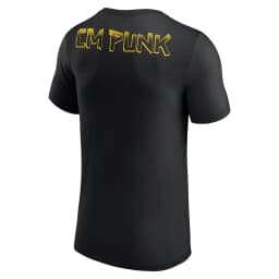 Cm Punk Lightning Fist Graphic T Shirt 2026 Summer Men 100 Cotton Black Oversized Wrestling Vintage Streetwear Top