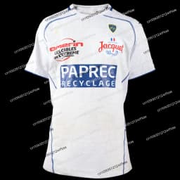 New 25/26 season France TOP14 rugby jerseyASM Clermont men's sports quick-drying training breathablecasual rugbytraining uniform