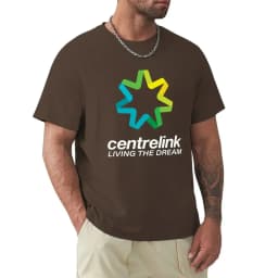 new printed T-shirt Centrelink T-Shirt vintage t shirt Tee shirt boys t shirts mens graphic t-shirts anime