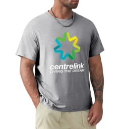 new printed T-shirt Centrelink T-Shirt vintage t shirt Tee shirt boys t shirts mens graphic t-shirts anime