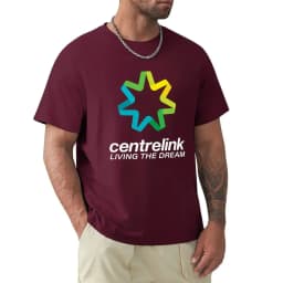 new printed T-shirt Centrelink T-Shirt vintage t shirt Tee shirt boys t shirts mens graphic t-shirts anime
