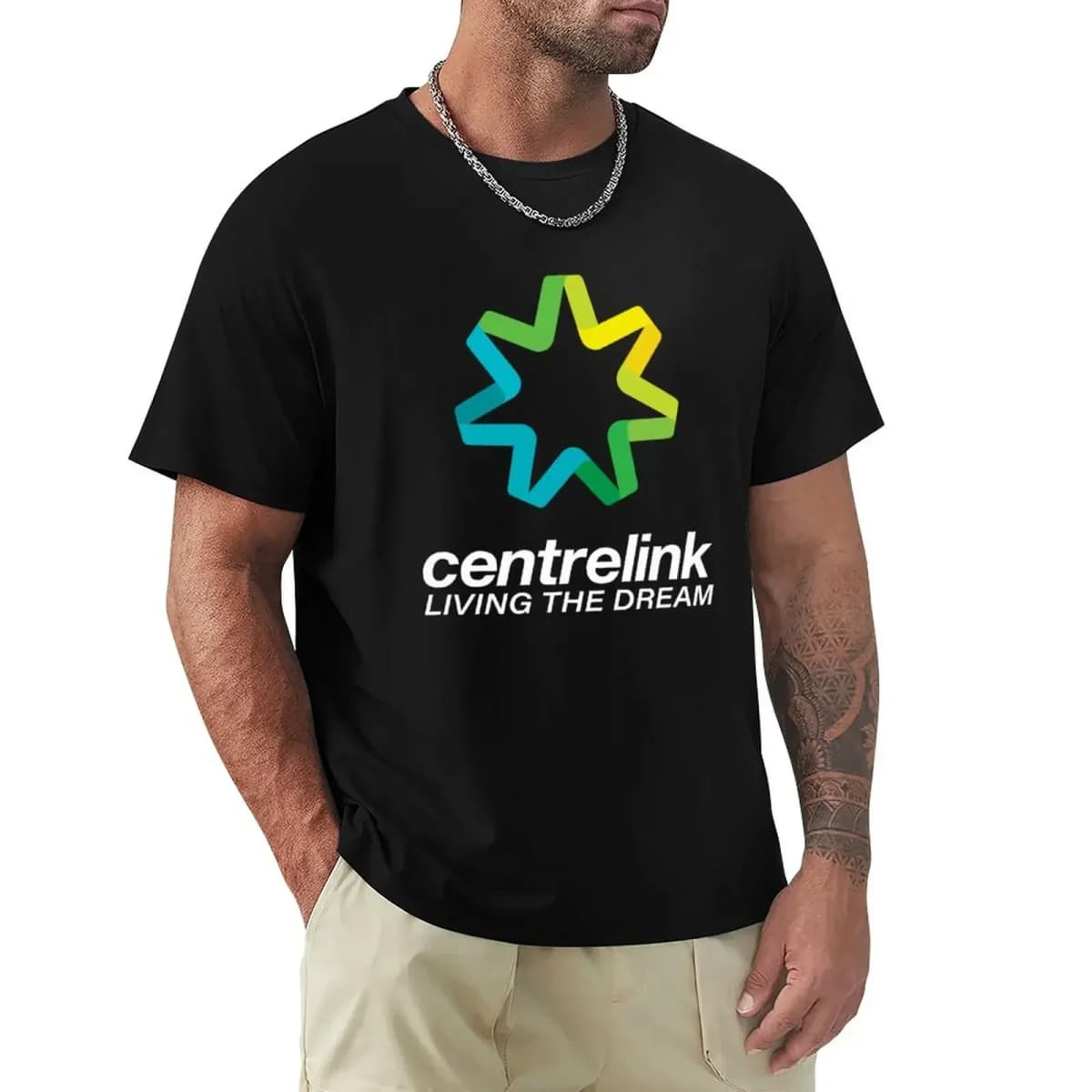 new printed T-shirt Centrelink T-Shirt vintage t shirt Tee shirt boys t shirts mens graphic t-shirts anime